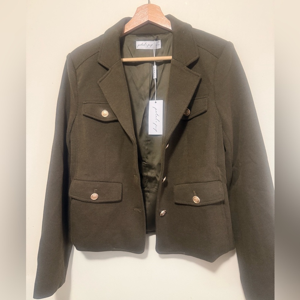 Petal & Pup Olive Women's Blazer